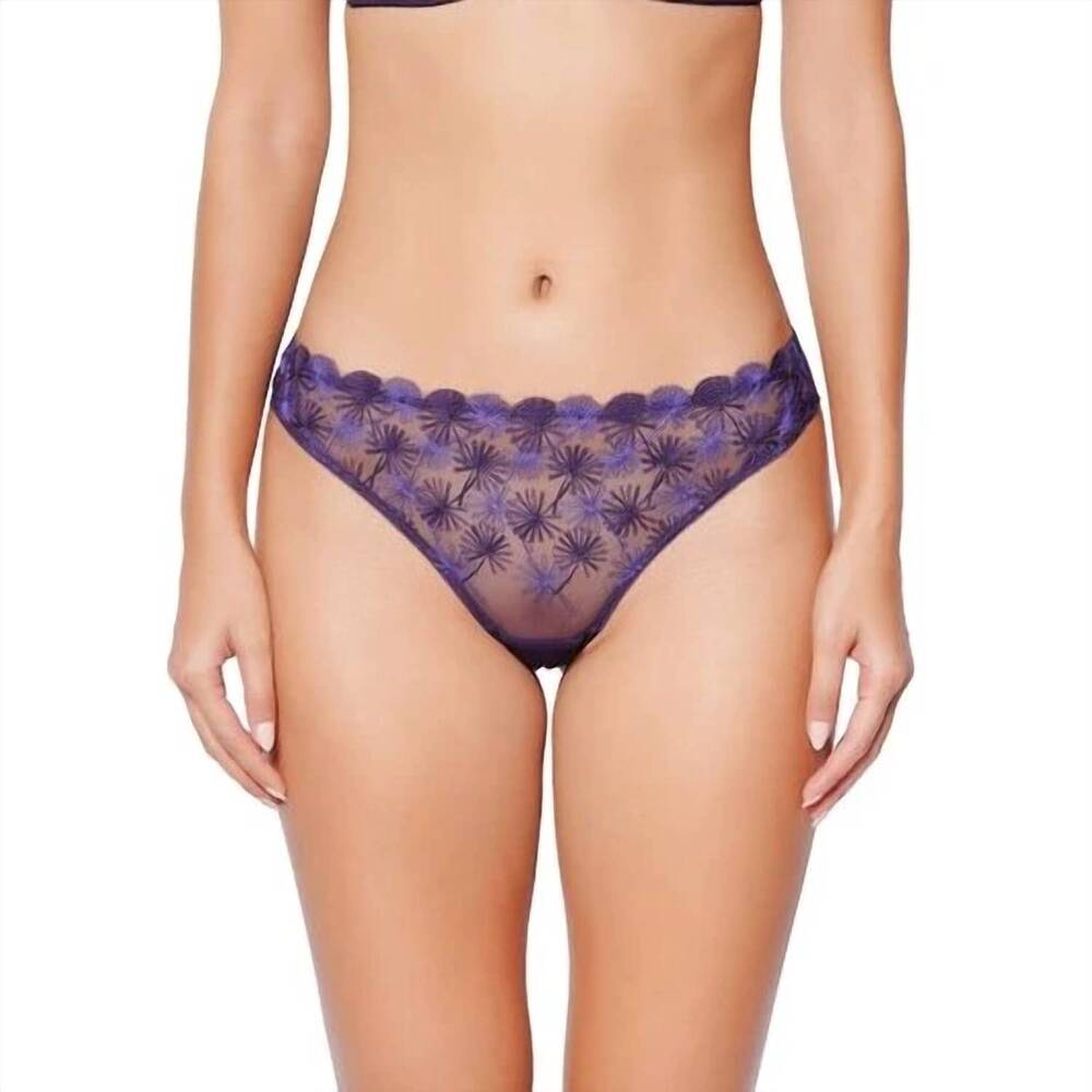 NEW HUIT make a wish bikini bottom in purple